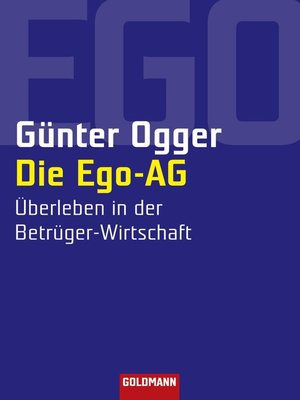 cover image of Die Ego-AG